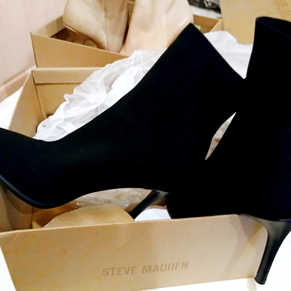 Steve Madden boots size 7.5 black - Picture 1 of 6
